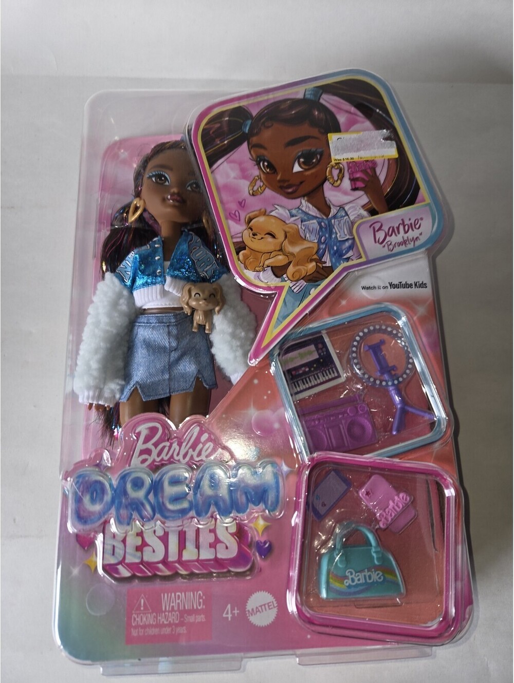 Barbie Dream Besties BROOKLYN with accessories YouTube Kids doll 2024 NEW Si4